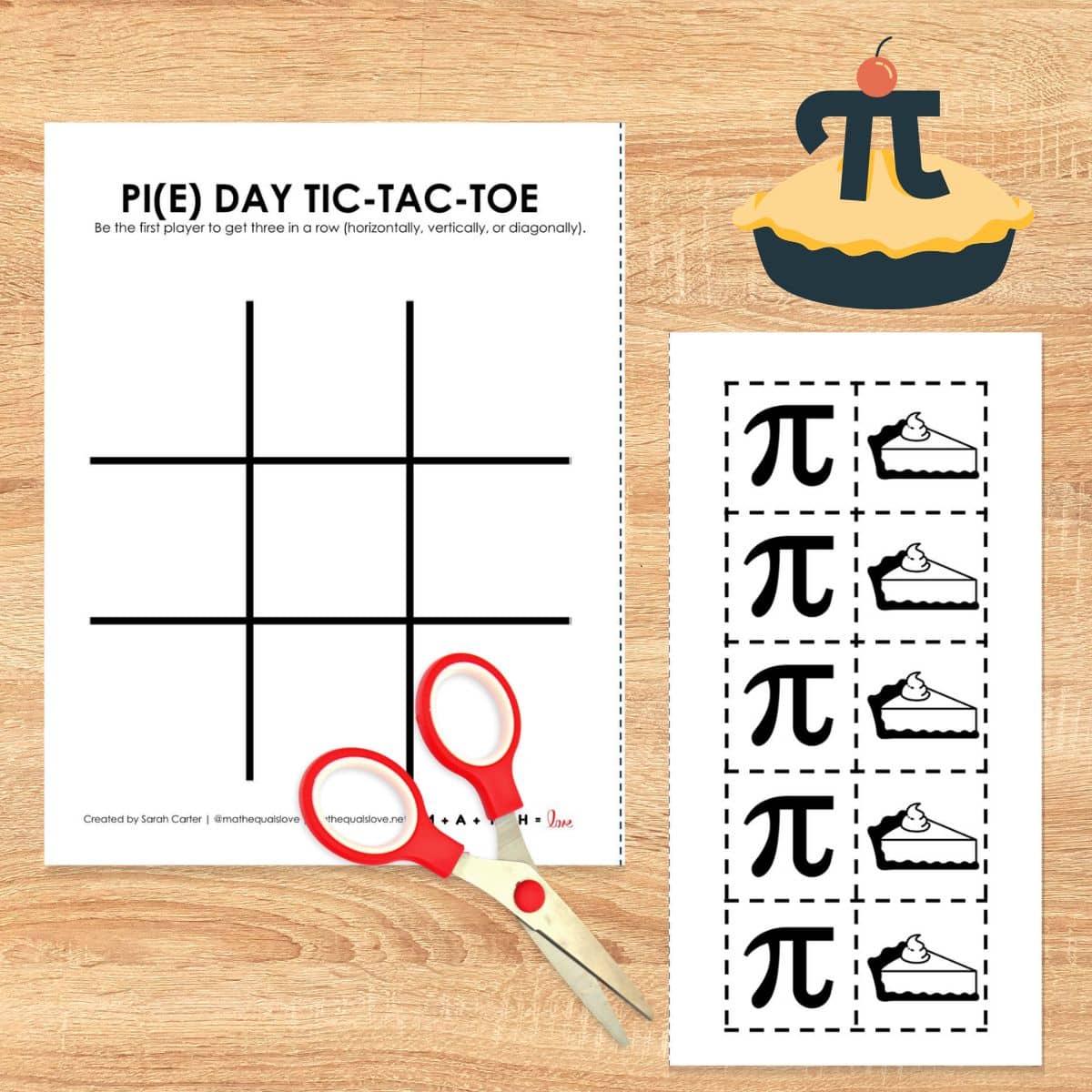 Pi Day Tic Tac Toe Game | Math = Love