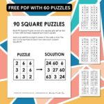 90 square logic puzzles.