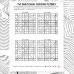 9x9 diagonal sudoku puzzles printable.