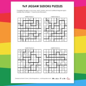 Free Printable Sudoku Puzzles (PDF Downloads)