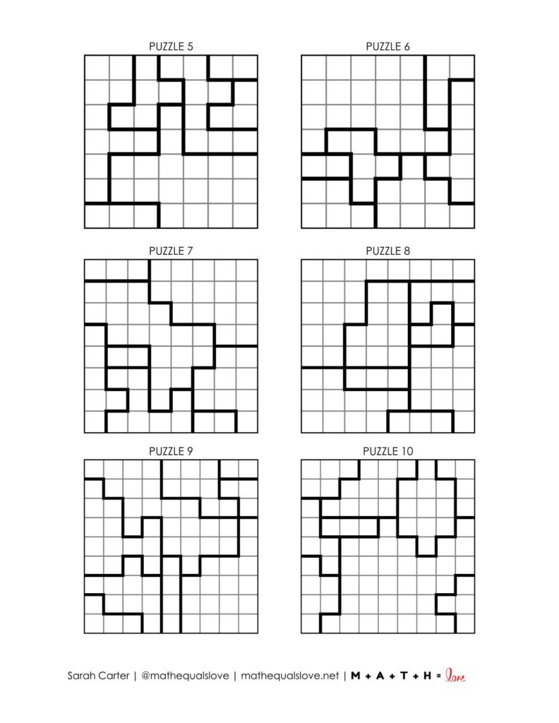 page 2 of pi battle puzzles. 