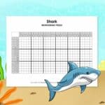 shark nonogram puzzle.