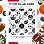 sports square edge matching puzzle.