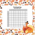 thanksgiving nonogram puzzle printable.
