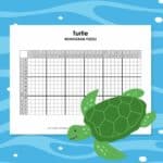 turtle nonogram logic puzzle.