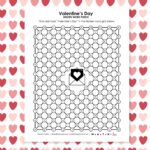 Valentine's Day Hidden Word Puzzle.