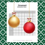 christmas ornament nonogram puzzle.