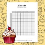 cupcake nonogram puzzle.