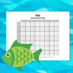 fish nonogram logic puzzle.