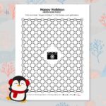 happy holidays hidden word puzzle.