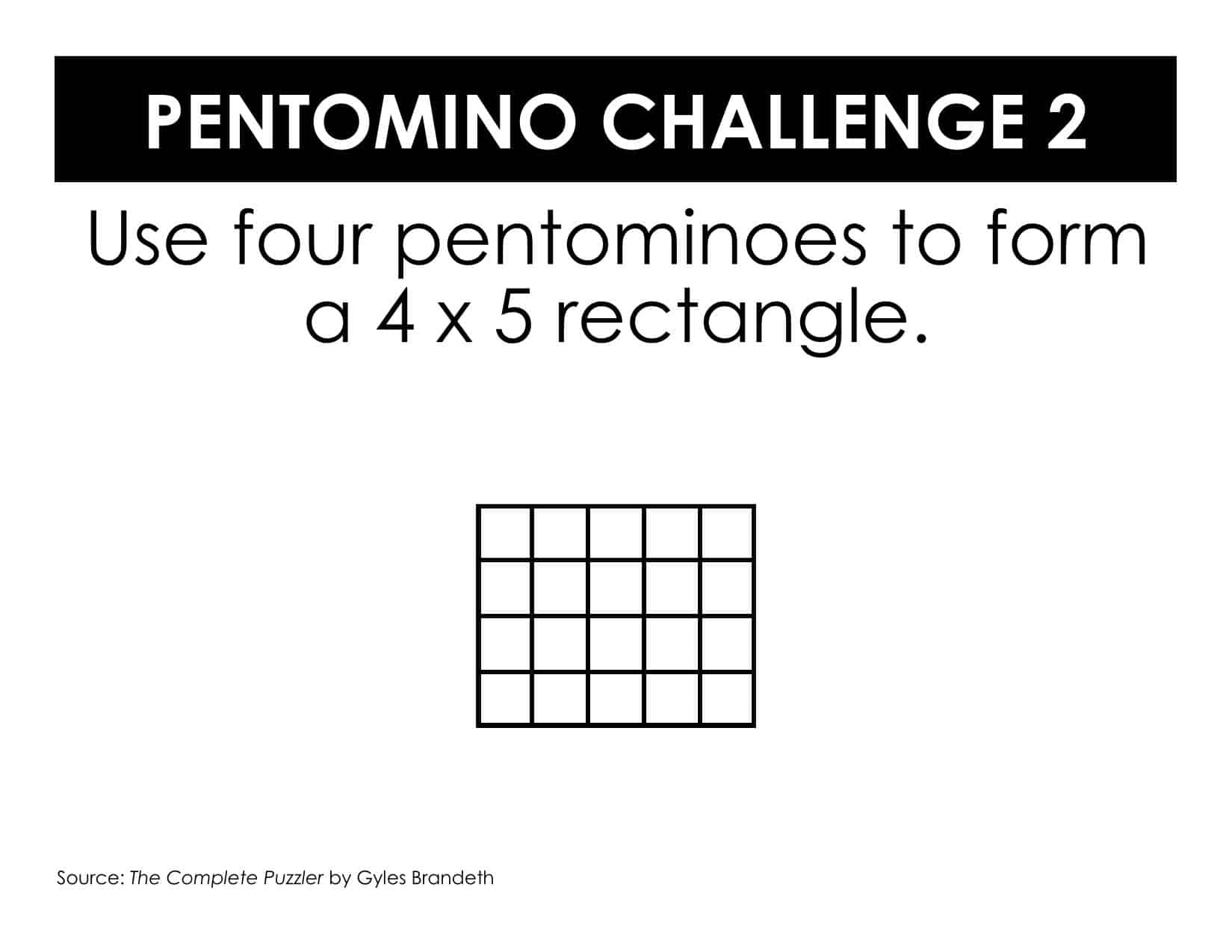 Pentominoes Puzzle Collection | Math = Love