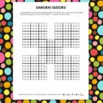 blank samurai sudoku grid printable pdf.