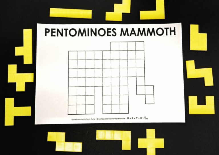 Pentominoes Puzzle Collection | Math = Love