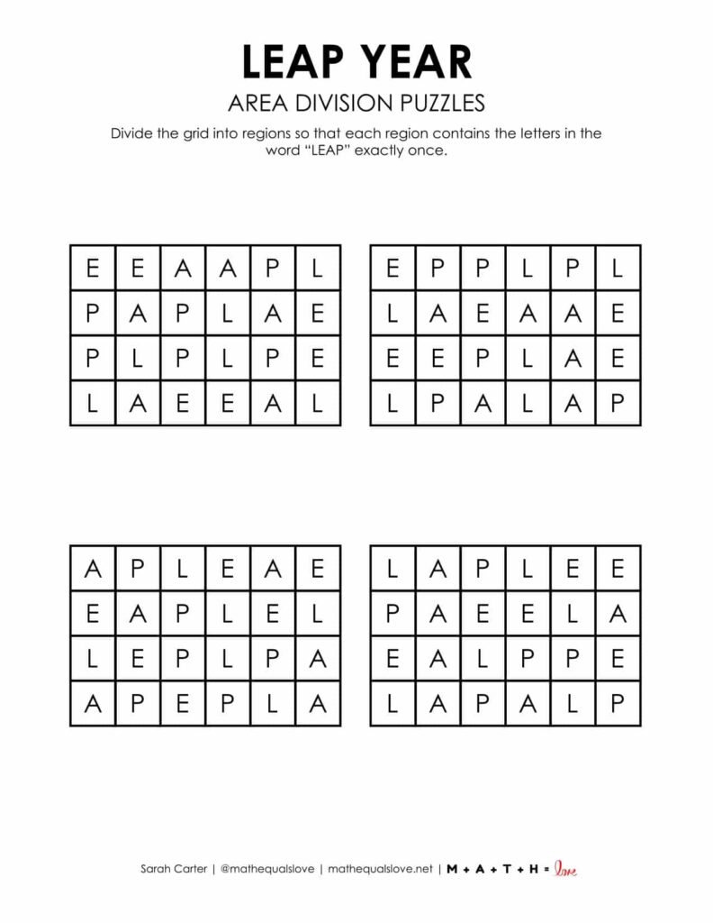 leap day year logic puzzle.