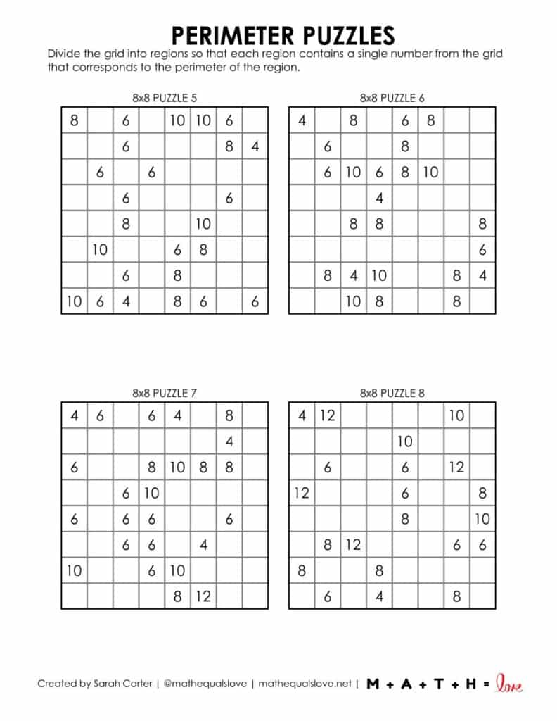 Knossos Perimeter Logic Puzzles Page 6. 