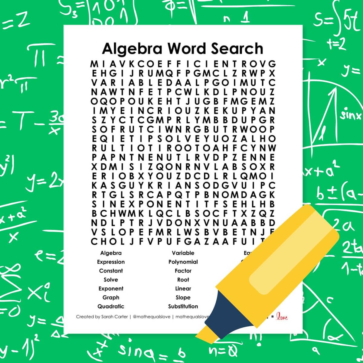 algebra word search printable pdf free.