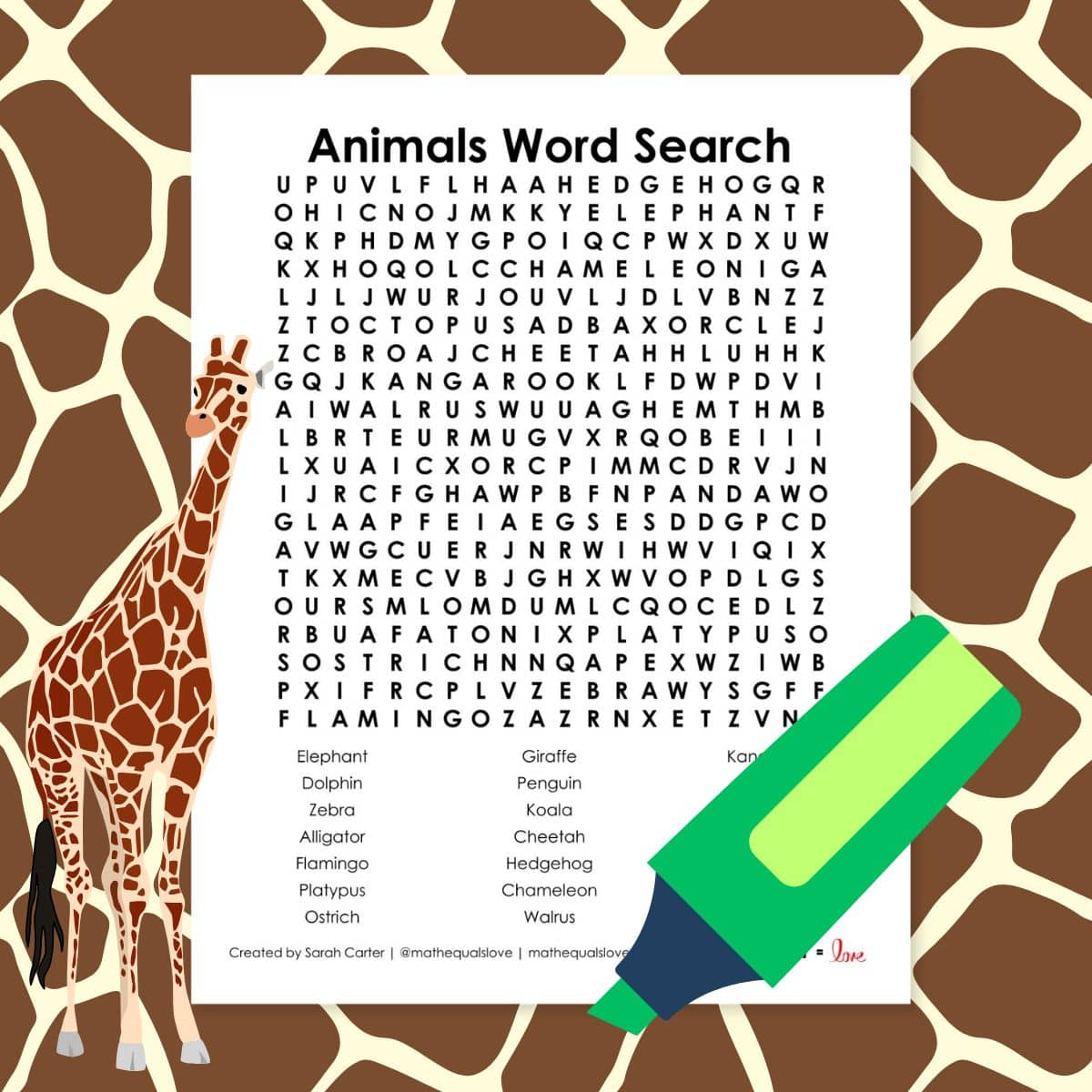 animals word search puzzle free printable pdf.