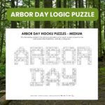 arbor day hidoku logic puzzles.