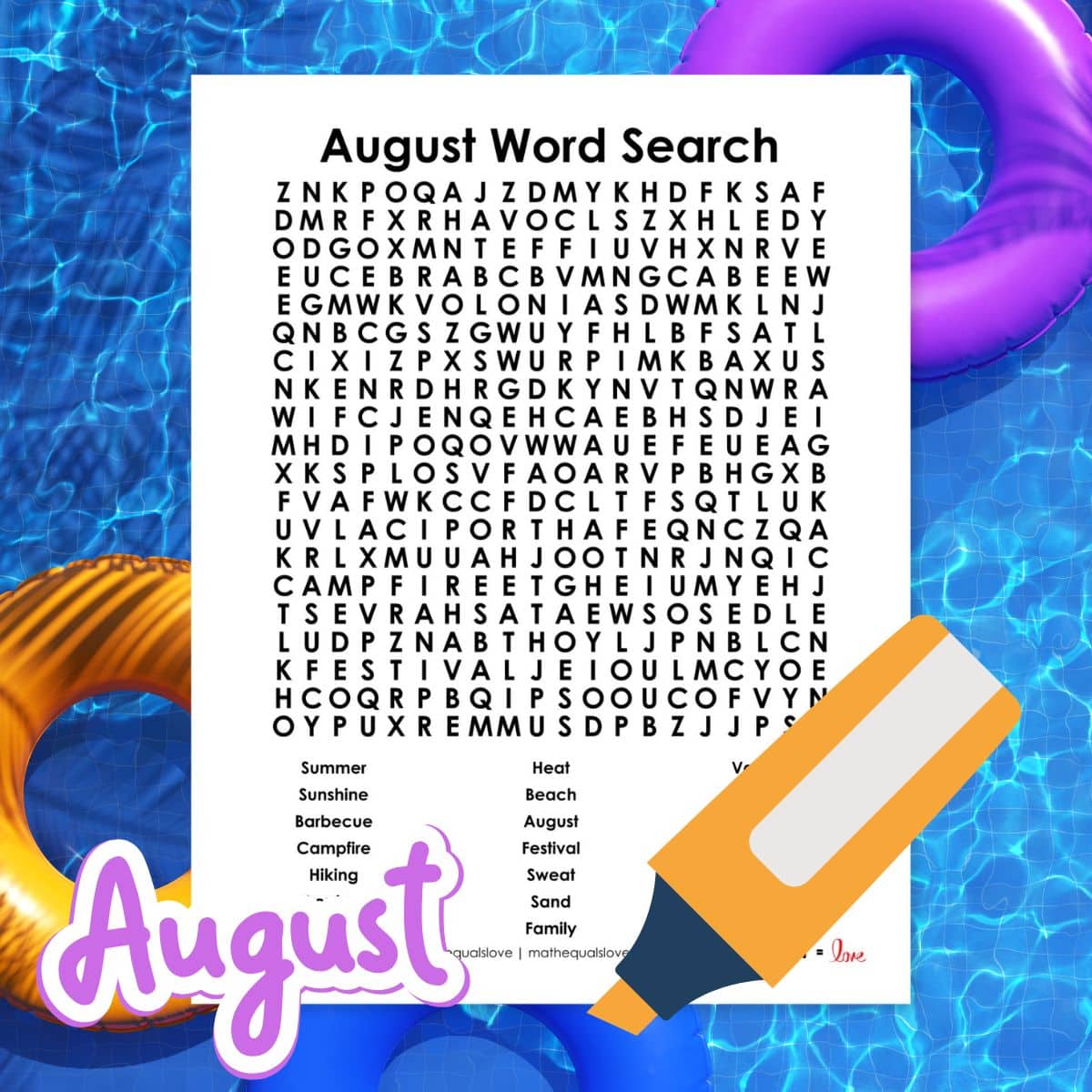 august word search free printable puzzle pdf.