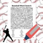 baseball word search puzzle free printable pdf.