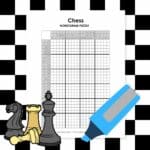 chess nonogram puzzle printable pdf.