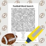 football word search puzzle free printable pdf.