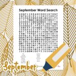 september word search puzzle free printable pdf download.