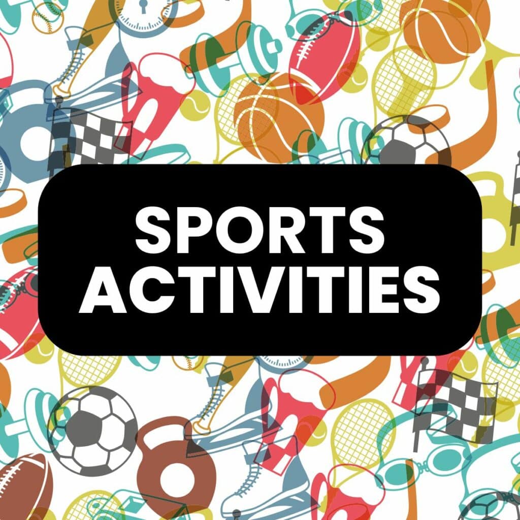 sports themed activities and puzzles for the classroom
