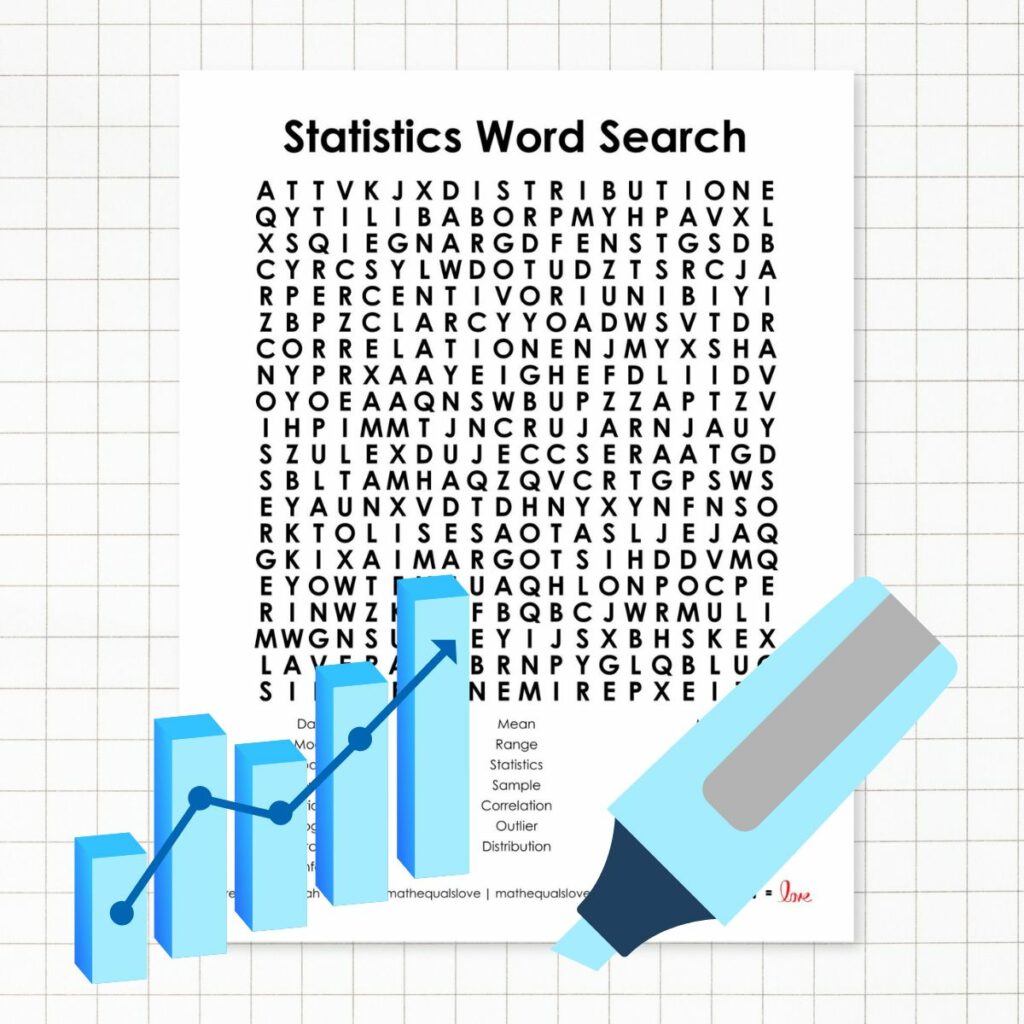 statistics word search puzzle free printable pdf.