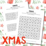 xmas area division logic puzzle for christmas.