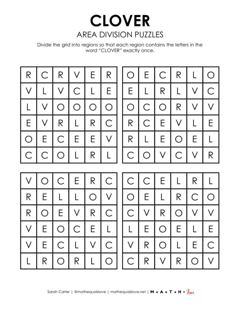 st patrick's day logic puzzle free printable pdf.