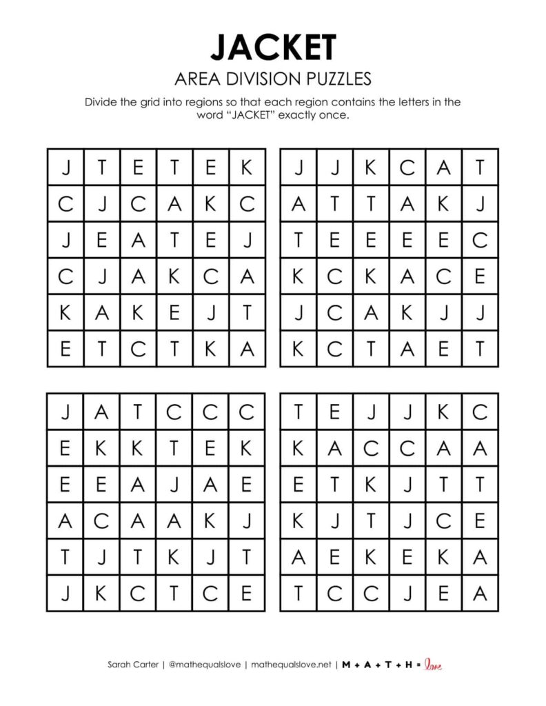 jacket winter logic puzzle.