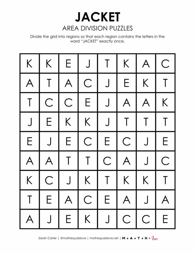 jacket winter logic puzzle.