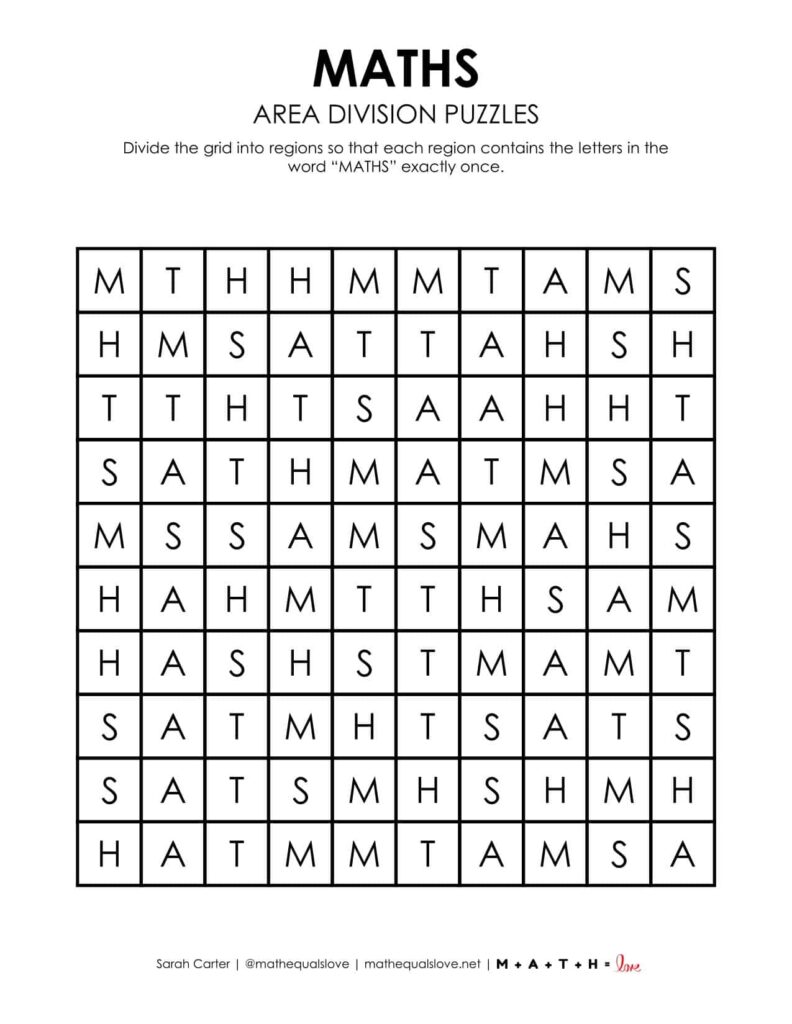 maths logic puzzle printable pdf. 