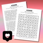 admire area division logic puzzles for valentine's day.