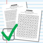 answer area division logic puzzle back to school.