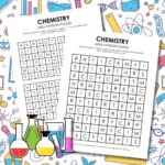 chemistry logic puzzle printable for first day of chemistry class.