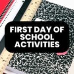 first day of school activities, puzzles, and games for the classroom - FREE.