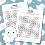 ghost halloween logic puzzle free printable pdf.