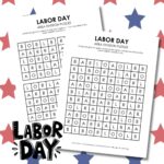 labor day logic puzzle free printable pdf.