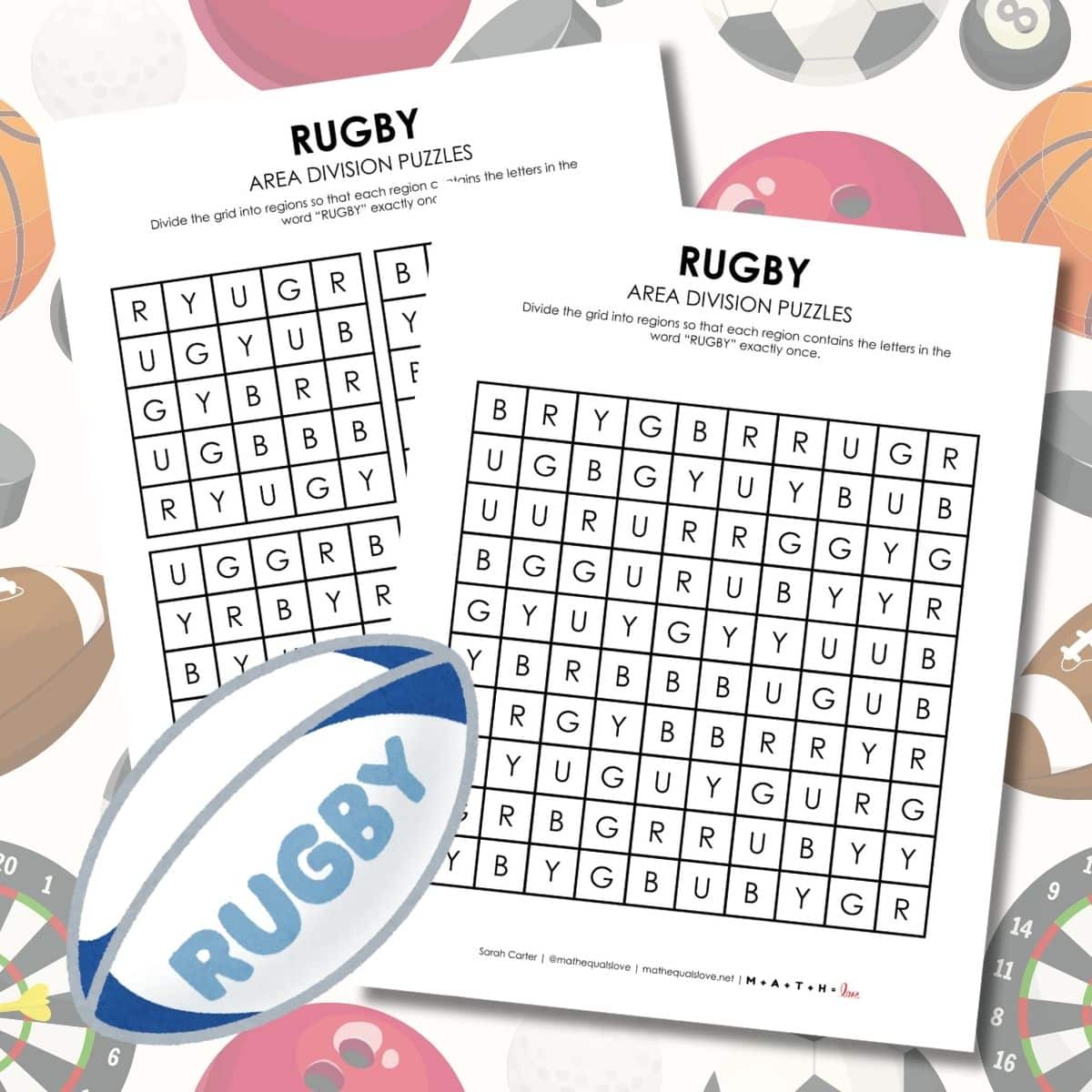 rugby logic puzzle printable.