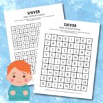 shiver winter logic puzzle printable.