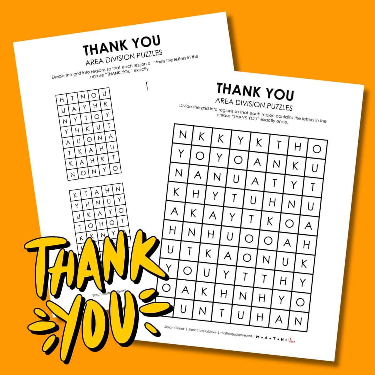 thank you thanksgiving logic puzzle printable.