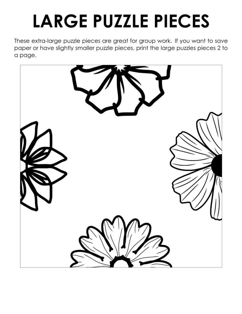 jumbo version of flower square edge matching puzzle.