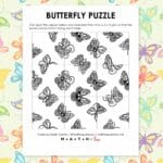 butterfly square edge matching logic puzzle.