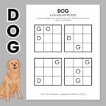 dog latin square logic puzzle.