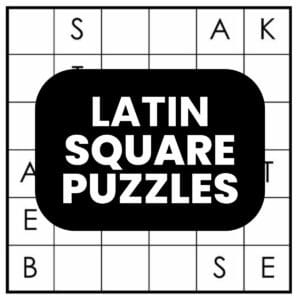 latin square puzzles free printable pdf.