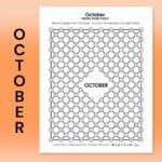 october hidden word puzzle.