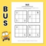 bus latin square logic puzzles.