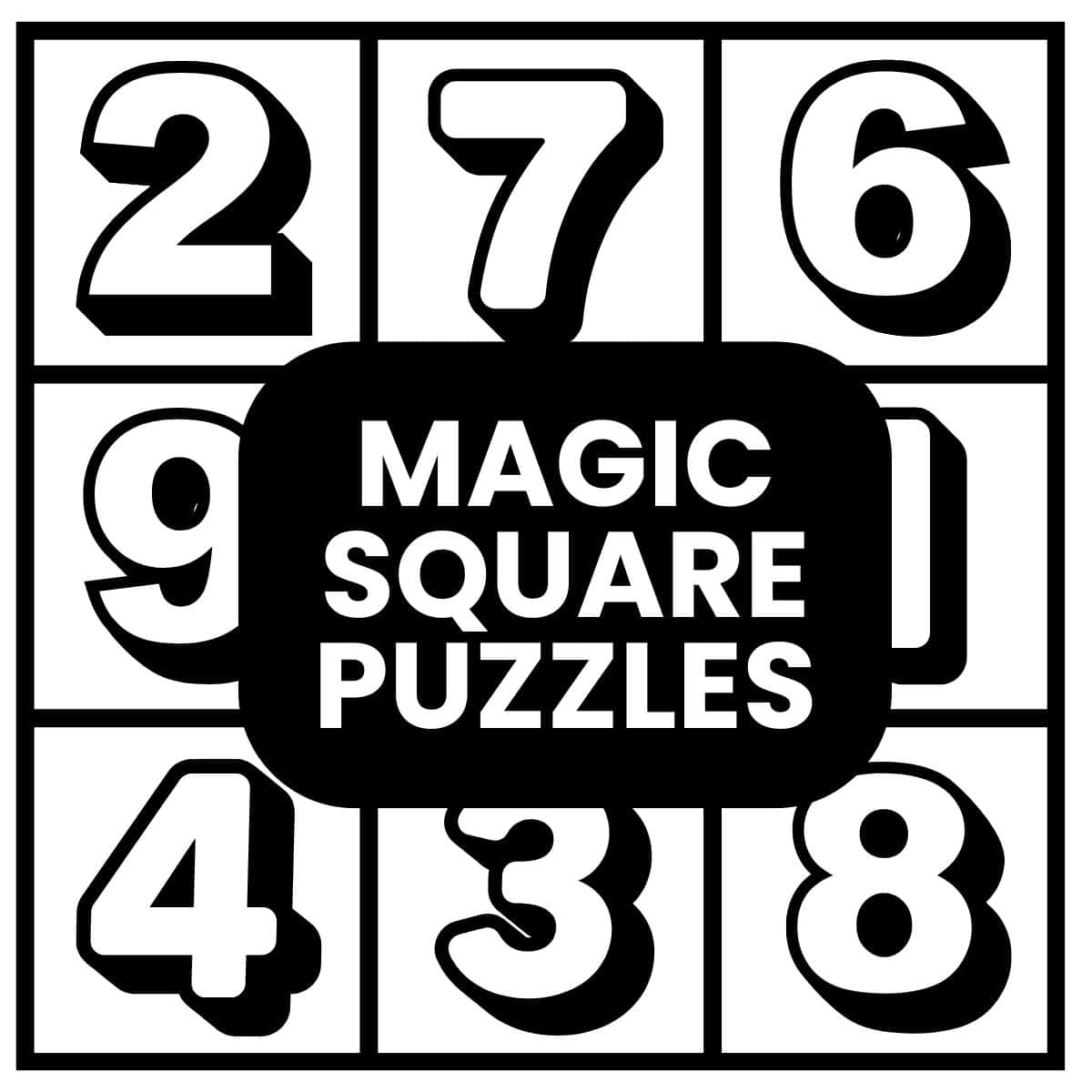 magic square puzzles free printable pdf.